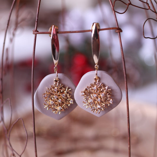 Orecchini Intreccio Cappuccino