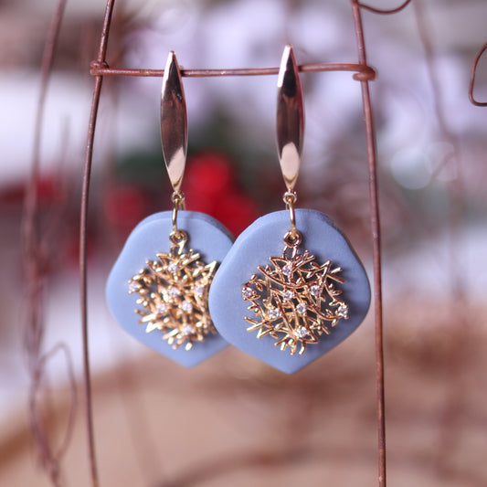 Orecchini Intreccio Mare D'Inverno