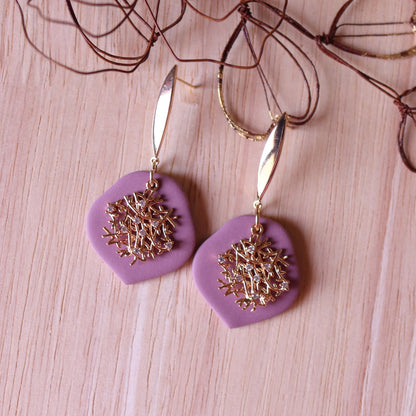 Orecchini Intreccio Nostalgia (Rosa Antico)