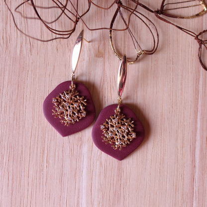 Orecchini Intreccio Velluto