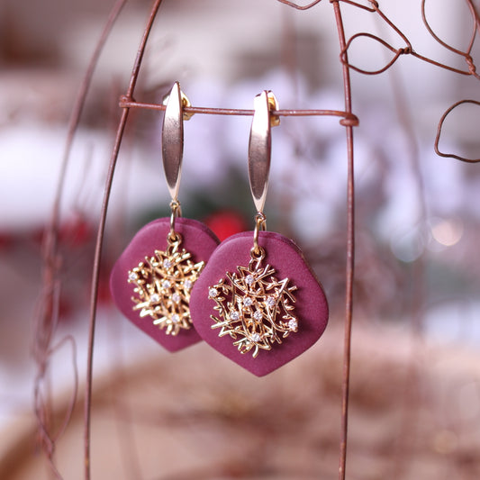 Orecchini Intreccio Velluto