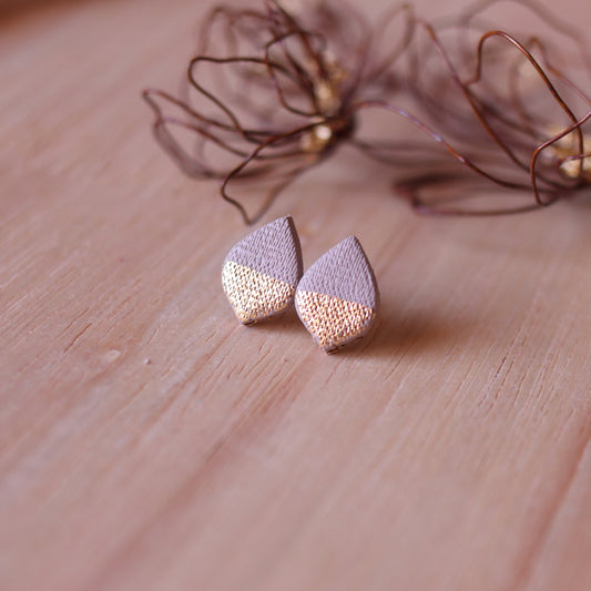 Orecchini Lobo Goccia Cappuccino