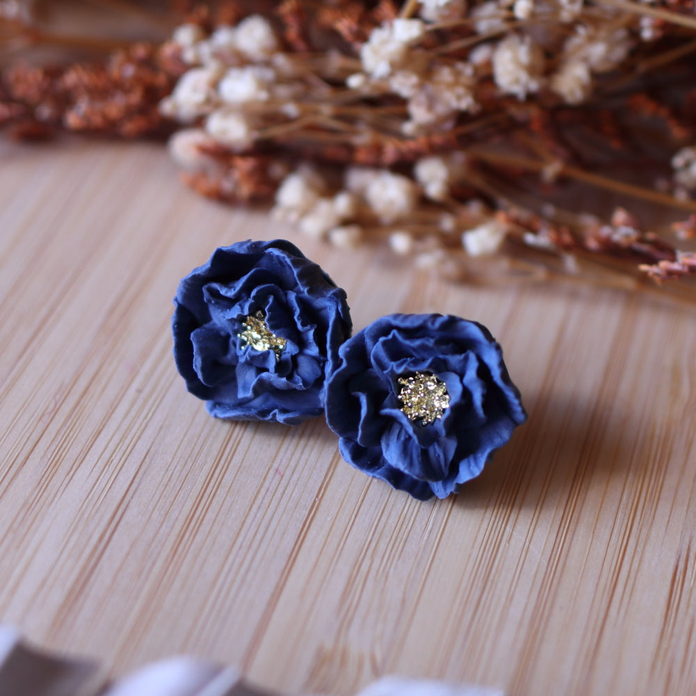 Orecchini Lobo Thelma Mini Blu Mirtillo