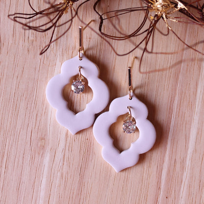 Orecchini Moroccan Bianco