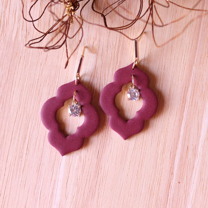 Orecchini Moroccan Velluto (Borgogna)