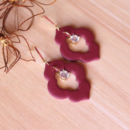 Orecchini Moroccan Velluto (Borgogna)