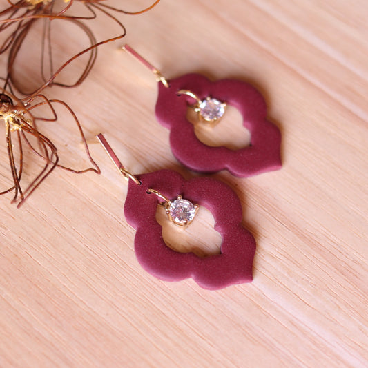 Orecchini Moroccan Velluto (Borgogna)