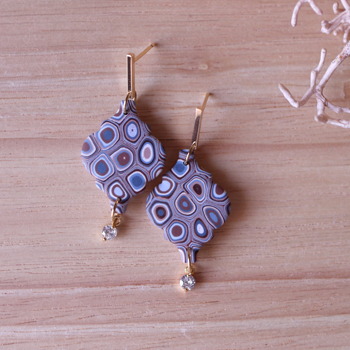 Orecchini Murrine Bronzo moroccan style
