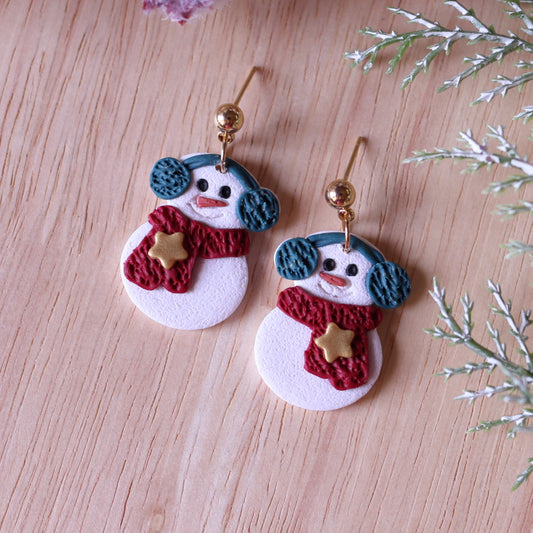 Orecchini Pupazzo di Neve