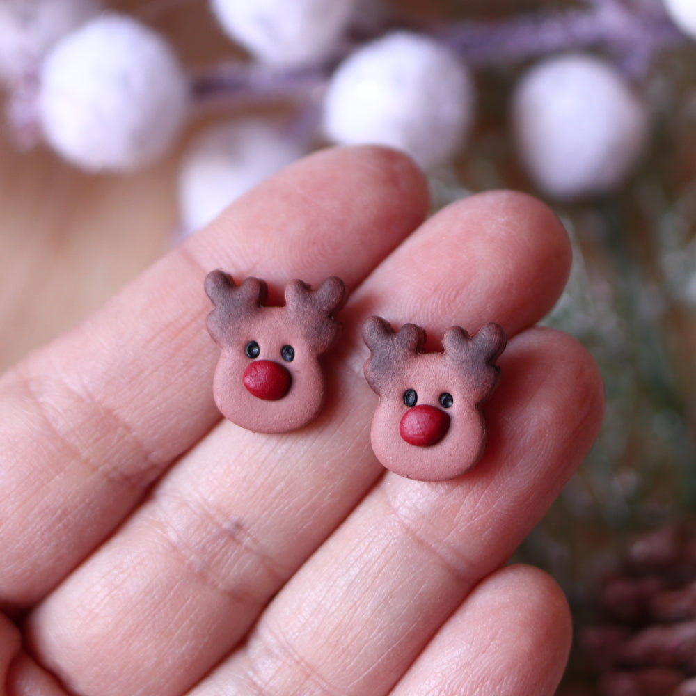 Orecchini Renna Rudolf Lobo