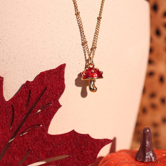 Collana in Acciaio Fungo