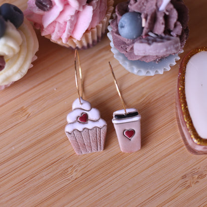 Orecchini Cupcake e Caffè