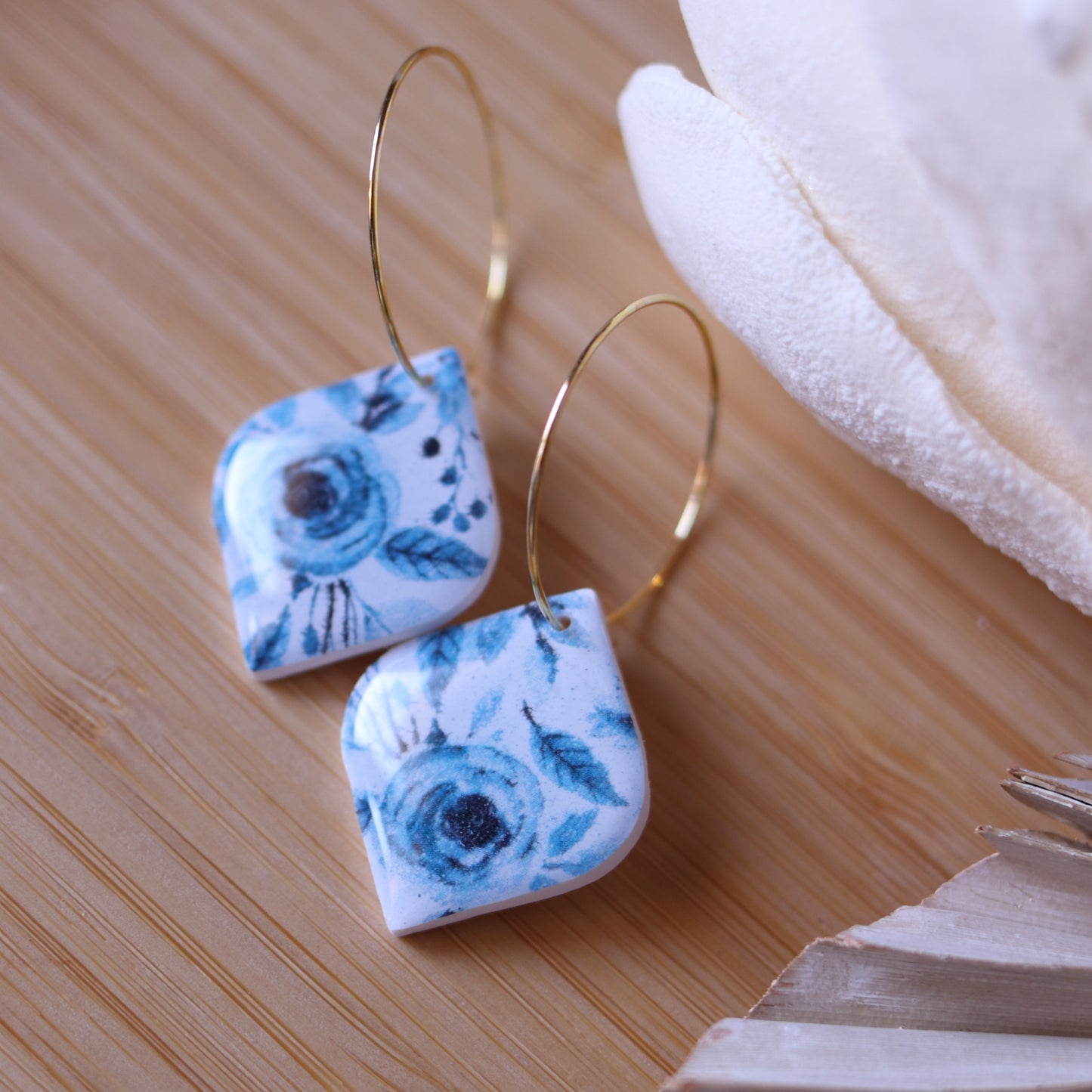 Fiori Blu rombo