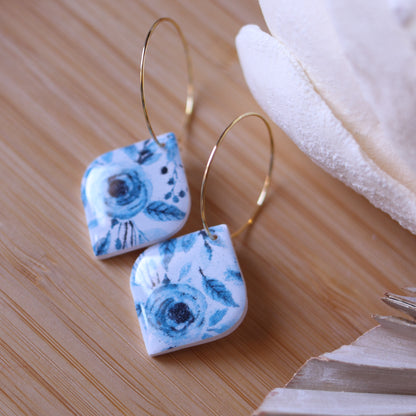 Fiori Blu rombo