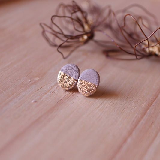 Orecchini Lobo Ovale Cappuccino