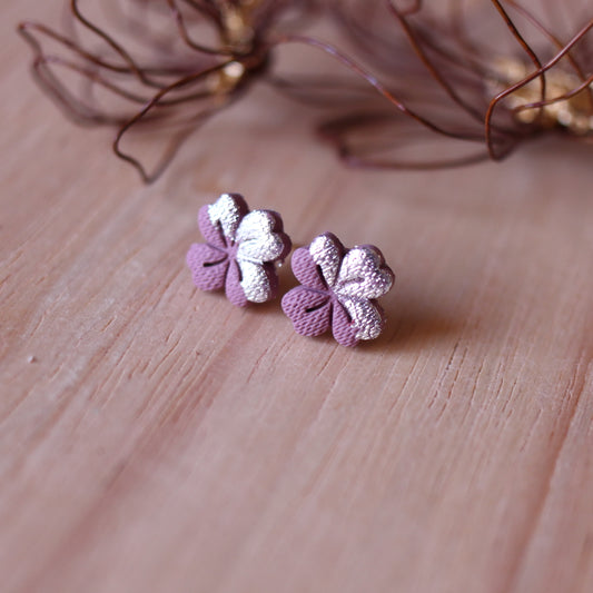 Orecchini Lobo Fiore Nostalgia (Rosa Antico)