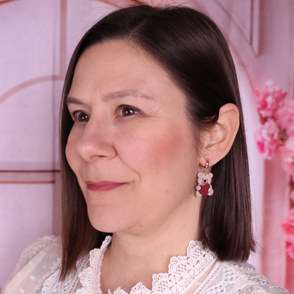 Orecchini Orsetto Cuore