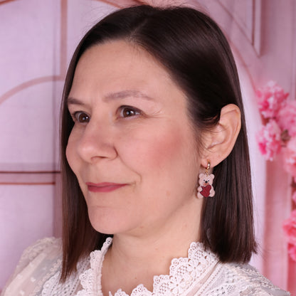 Orecchini Orsetto Cuore